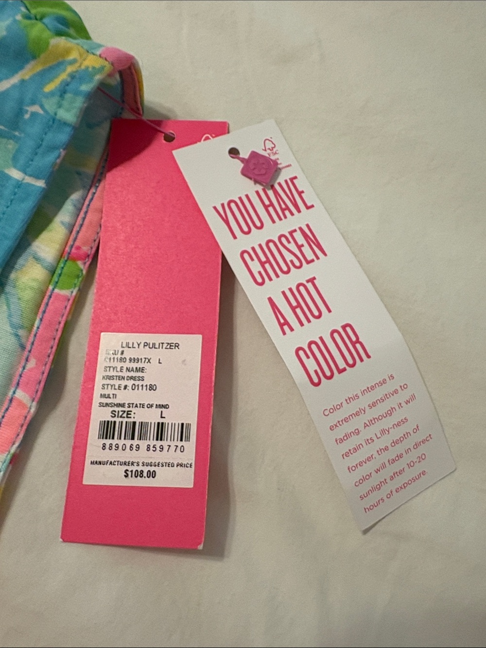 Lilly Pulitzer Kristen Dress in Sunshine State of Mind NWT - Picture 5 of 5